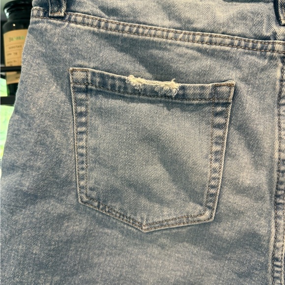 YMI Light Blue Denim Festival Shorts - Picture 5 of 7